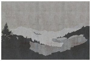 Nebbia serena di montagna da cartissi