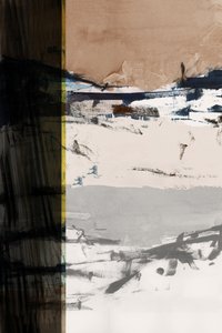 Orizzonte astratto con texture da cartissi