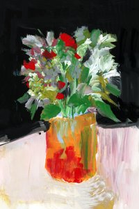 Fiori astratti dai colori vivaci