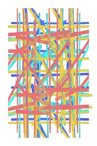 Linee vivaci che si incrociano da cartissi
