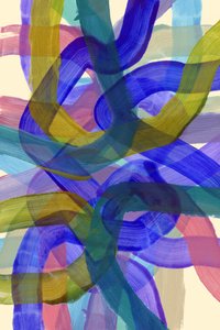 Pennellate vivaci e vorticose da cartissi