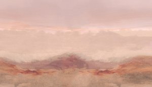 Caldo orizzonte del deserto da cartissi