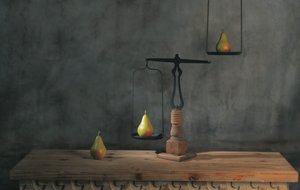 Equilibrio rustico alla pera