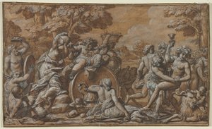 Baccanale da circle of Pietro da Cortona