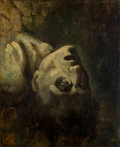 Testa di un uomo annegato da circle of Théodore Géricault