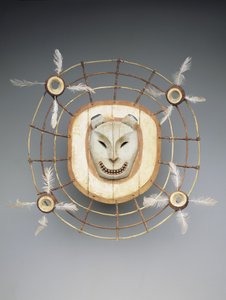 Maschera che raffigura uno spirito orso, fine XIX secolo da culture Yupik