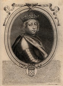 Ritratto di Carlo IV il Bello (1294-1328), Re di Francia - Carlo IV il 