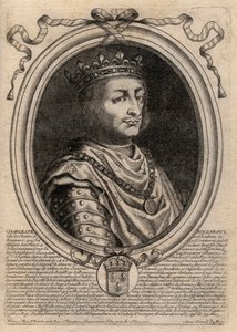 Ritratto di Carlo VII (1403-1461) re di Francia da de Larmessin
