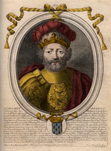 Ritratto di Eudes (Odon) (ca. 860 - 898), conte di Parigi e Troyes, poi re di Francia - EUDES conte di Parigi eletto al trono di Francia dopo la deposizione di Carlo l