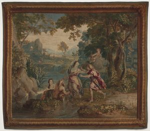 Apollo e Dafne da design by Charles de La Fosse; cartoon by Zeger Jacob van Helmont