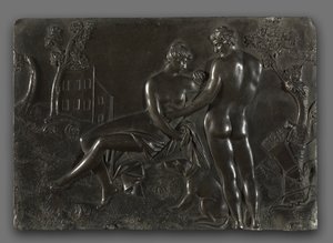 Venere e Adone da follower of Georg Raphael Donner