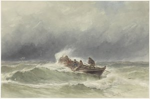 Salvataggio in mare da jonkheer Jacob Eduard van Heemskerck