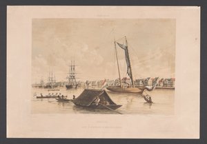 Riva e rada a Paramaribo da jonkheer Jacob Eduard van Heemskerck