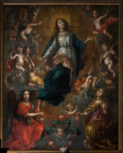 Chiesa parrocchiale (Parochiekerk Sint-Joris). Interno. Assunzione di Maria. Nicolas de Liemaeckere. 1640. da or Liemaecker Nicolaas de Liemakere