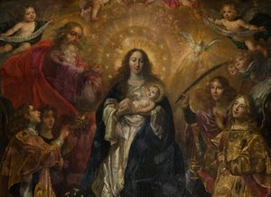 Chiesa parrocchiale (Sint-Walburgakerk). Dipinto. Nicolas De Liemaeckere da or Liemaecker Nicolaas de Liemakere