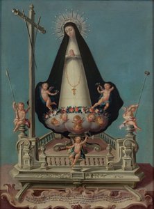 Vergine della Solitudine, dal Convento dei Minimi della Vittoria da osé Campeche