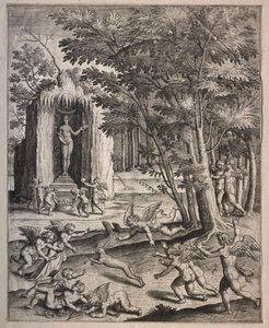 Cupidi che Giocano da possibly by Hieronymus Wierix