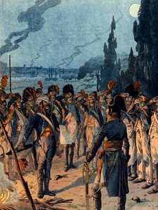 Campagna Italiana: La sera della Battaglia di Lodi il 10 maggio da pseudonym for Onfray de Breville Jacques Job