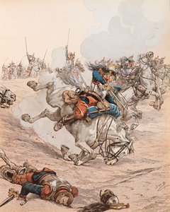 Carica delle corazzate alla Battaglia di Reichshoffen nel 1870