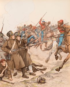 Jacques Marie Gaston Onfray de Breville detto JOB (1858-1931) - Militari francesi durante le campagne napoleoniche soprannominati Marie Louise nel 1815 che combattono i cosacchi da pseudonym for Onfray de Breville Jacques Job
