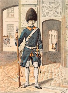 Uniforme delle truppe francesi di tutti i tempi: 8º Reggimento della Guardia Reale (1815), Collezione Privata da pseudonym for Onfray de Breville Jacques Job