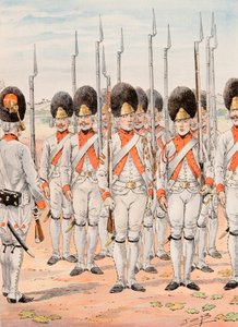 Jacques Marie Gaston Onfroy de Breville dit JOB (1858-1931) - Uniforme delle truppe francesi di tutti i tempi: Granatieri del Reggimento di Orleans (1765 - 1775)