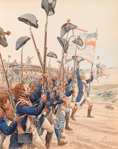 Jacques Marie Gaston Onfroy de Breville detto JOB - La battaglia di Valmy nel 1792 durante le guerre della Rivoluzione francese