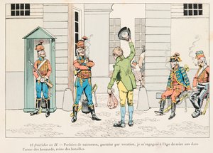 Jacques Marie Gaston Onfroy de Breville dit JOB (1858-1931) - Giovane uomo arruolato negli Ussari durante la Rivoluzione Francese da pseudonym for Onfray de Breville Jacques Job