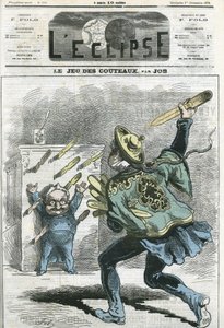 Il gioco dei coltelli, Adolphe Thiers. Copertina di "L