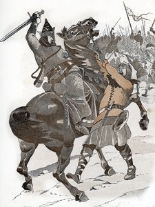Luigi VI il Grosso alla battaglia di Bremule (1119) "Non si prende il Re di Francia, né in guerra né a scacchi!" da pseudonym for Onfray de Breville Jacques Job