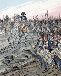 Napoleone Bonaparte durante la battaglia di Marengo (1800)