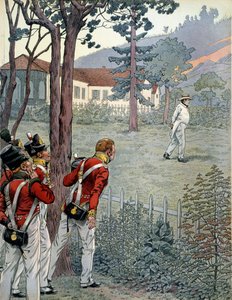 Napoleone I Bonaparte (1769-1821) sotto lo sguardo stupito dell