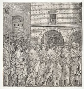 I Trionfi di Cesare: I Senatori da school of Andrea Mantegna