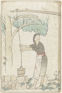 Gli abitanti e la vegetazione di Musashino da Ôta Saburô
