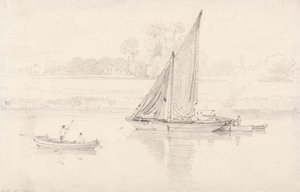 Il Tamigi a Kew, 9 febbraio 1806 da unknown artist
formerly John Constable