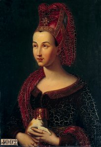 Ritratto di Margherita delle Fiandre, Duchessa di Borgogna (1350-1405) da vincent Nicolas Raverat