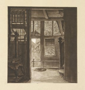 Interno della casa di Rembrandt da weduwe Dietrich