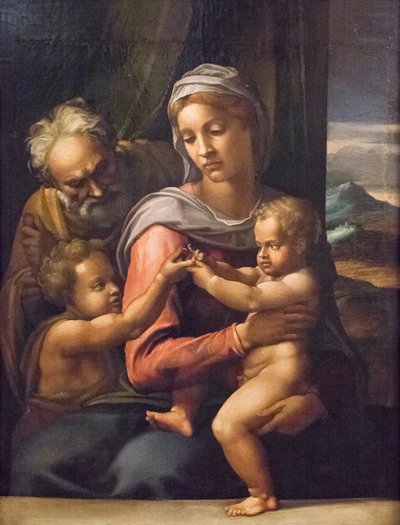 Sacra Famiglia con San Giovanni Battista da (1509 66) Daniele da Volterra