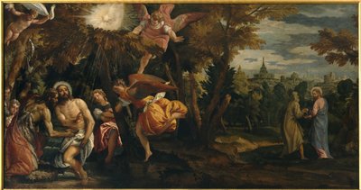 Battesimo e tentazione di Cristo, c.1582 da Veronese