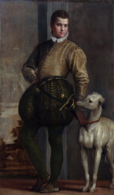 Ragazzo con un Levriero, c.1570 da Veronese