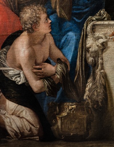 Unzione di Davide (dettaglio) da (1528 88) Veronese