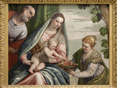 Sacra Famiglia con Santa Dorotea da Veronese