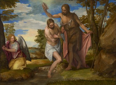 Il battesimo di Cristo, c.1550-1560 da Veronese