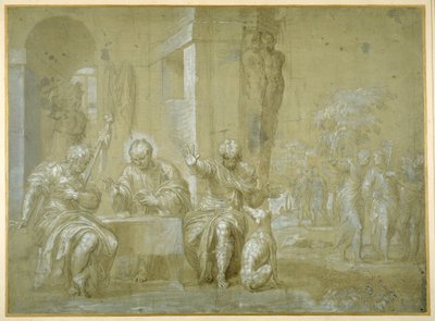 La Cena di Emmaus, c.1550 da Veronese