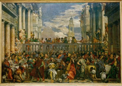 Il matrimonio a Cana ... da (1528-88) Veronese