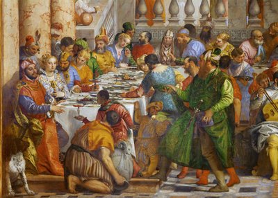 Il matrimonio a Cana ... da (1528-88) Veronese
