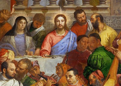 Il matrimonio a Cana ... da (1528-88) Veronese