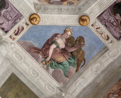 Paolo Caliari noto come Veronese, affresco, Villa Barbaro, Maser, Italia da Veronese
