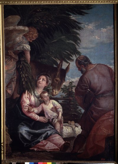 Riposo durante la fuga in Egitto da Veronese