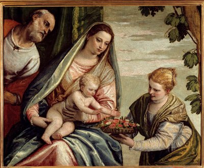 La Sacra Famiglia con un donatore (Santa Dorotea) da Veronese